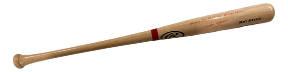 Pete Rose Reds Signed In Red Tan Rawlings Pro Baseball Bat Sorry I Bet JSA Sports Integrity