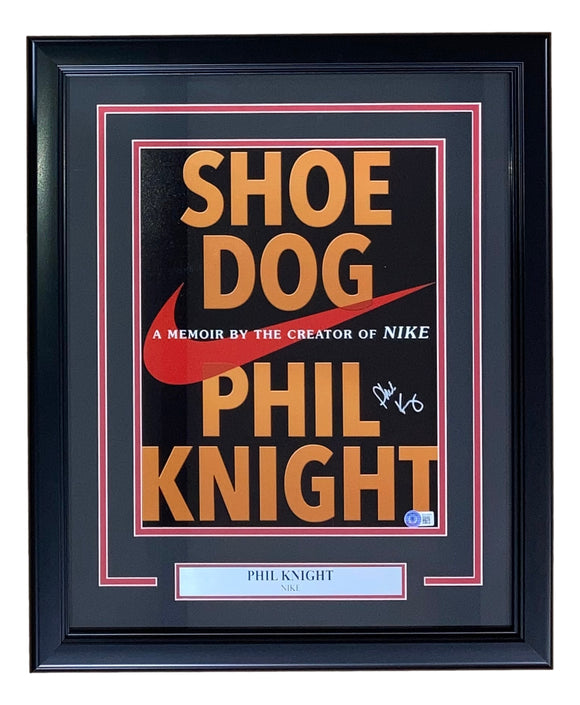 Phil Knight Signed Framed 11x14 Nike Photo BAS BD59689
