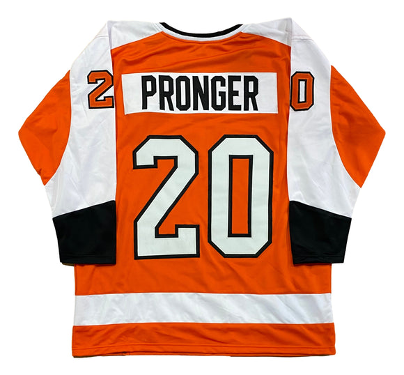 Chris Pronger Philadelphia Custom Orange Hockey Jersey Sports Integrity