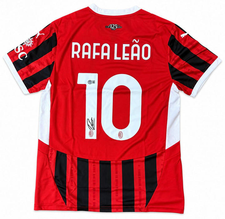 Rafa Leao Signed AC Milan Puma Soccer Jersey BAS