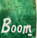 Ray Boom Boom Mancini Signed Custom Red/Green Boxing Trunks JSA Hologram Sports Integrity