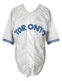 Roberto Alomar Toronto Signed White Baseball HOF 2011 Inscribed Jersey JSA Sports Integrity