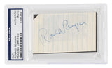 President Ronald Reagan Signature Cut PSA/DNA Sports Integrity