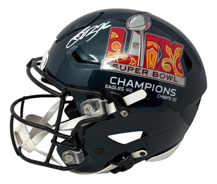Saquon Barkley Signed Eagles Full Size SB LIX Authentic SpeedFlex Helmet PSA/DNA