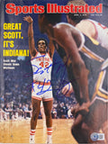 Scott May Signed Indiana Hoosiers Sports Illustrated Magazine Cover BAS Sports Integrity
