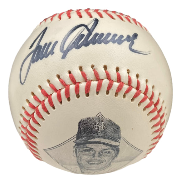 Tom Seaver New York Mets Signed Portrait Baseball JSA LL03814 Sports Integrity