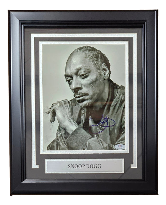 Snoop Dogg Signed Framed 8x10 Photo PSA AN18968 Sports Integrity