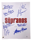 The Sopranos (8) Cast Signed Pilot Script 3 Lorraine Bracco & Others JSA Sports Integrity