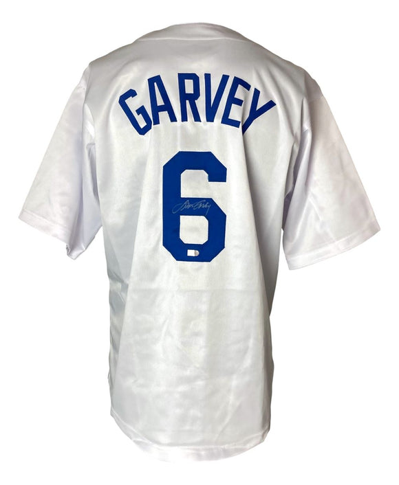 Steve Garvey Los Angeles Signed White Baseball Jersey Sports Integrity