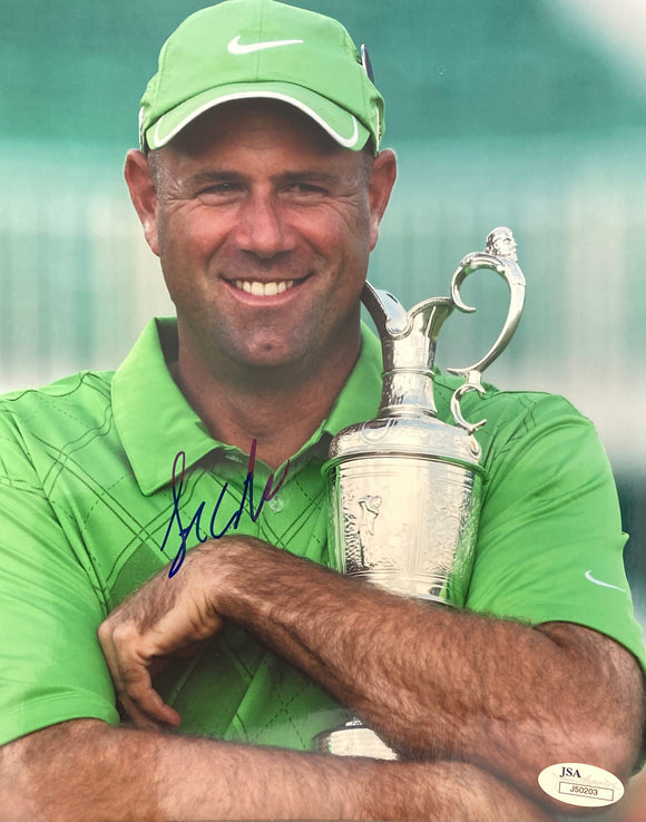 Stuart Cink Signed 8x10 PGA Golf Photo JSA Sports Integrity