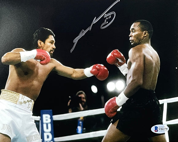 Sugar Ray Leonard Signed 8x10 Boxing Photo BAS Sports Integrity