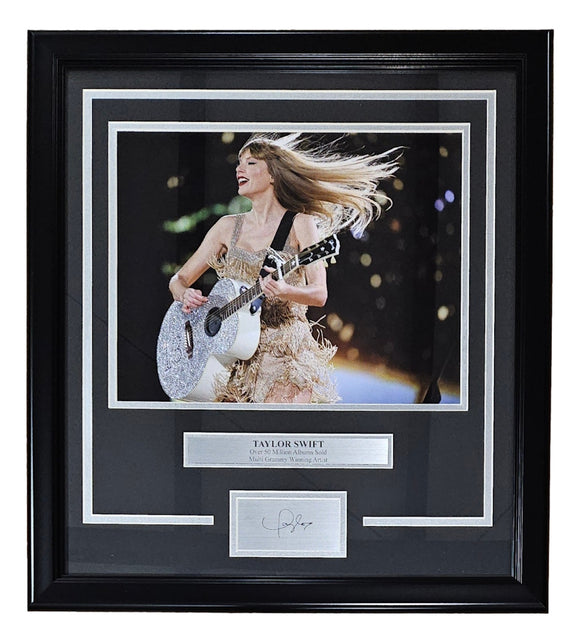 Taylor Swift Framed 11x14 Photo w/ Laser Engraved Signature