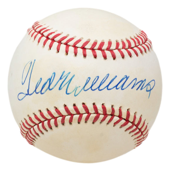 Ted Williams Boston Red Sox Signed American League Baseball UDA Sports Integrity