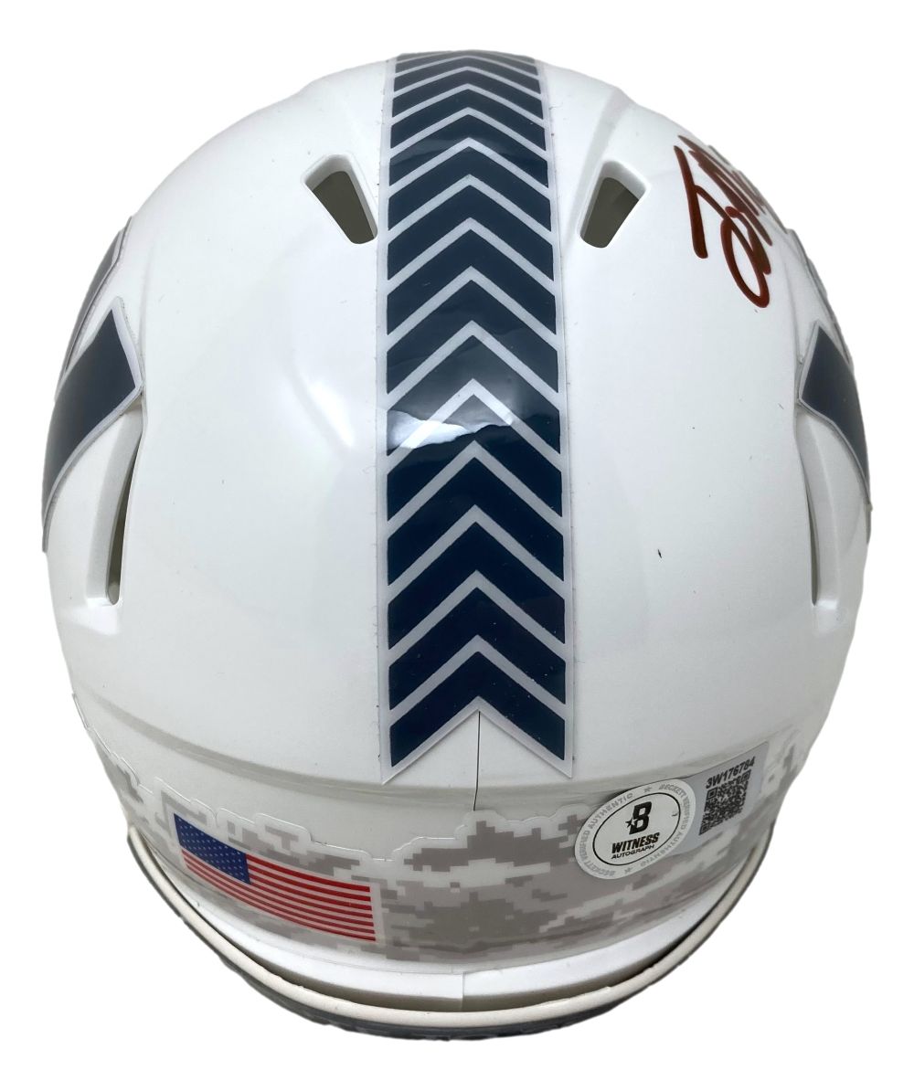 Terry McLaurin Signed Washington Commanders Salute Service Mini Speed ...