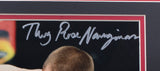 Thug Rose Namajunas Signed Framed Punch 11x14 Photo PSA Sports Integrity