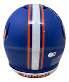 Tim Tebow Signed Florida Gators FS Flat Blue Authentic Speed Helmet BAS ITP Sports Integrity