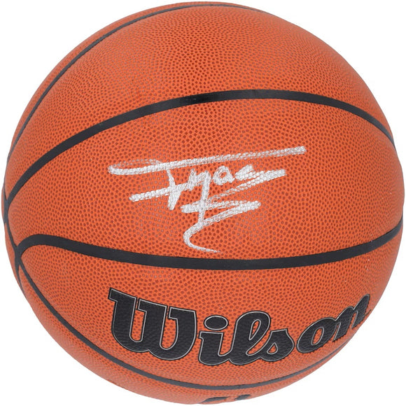 Tracy McGrady Houston Rockets Signed Authentic NBA Wilson I/O Basketball