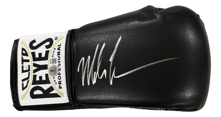 Mike Tyson Signed Right Hand Black Cleto Reyes Boxing Glove BAS