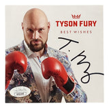 Tyson Fury Signed 5x5 CD Insert JSA Sports Integrity
