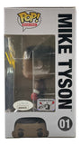 Mike Tyson Signed In Yellow Boxing Funko Pop #01 Tyson Hologram+JSA Sports Integrity