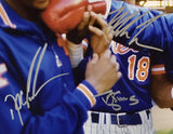 Mike Tyson Doc Gooden Darryl Strawberry Signed 16x20 New York Mets Photo JSA ITP