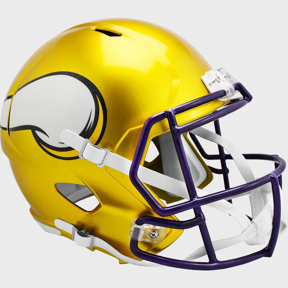 Minnesota Vikings Full Size Flash Replica Speed Helmet Sports Integrity