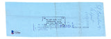 Whitey Ford New York Yankees Signed Personal Bank Check #206 BAS Sports Integrity