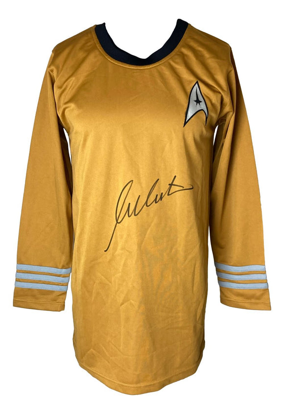 William Shatner Signed Captain Kirk Custom Star Trek Shirt JSA ITP Hologram