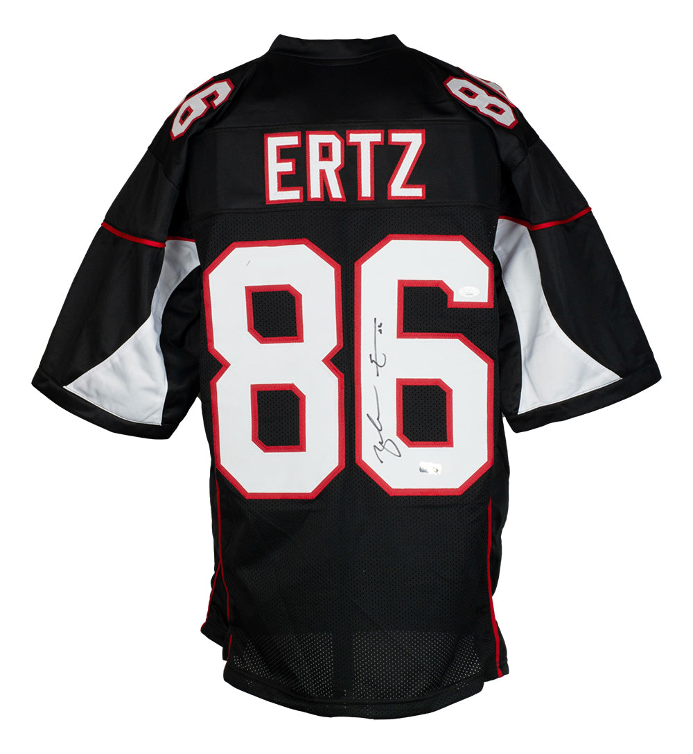 Zach Ertz Signed Custom Black Pro Style Football Jersey JSA