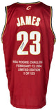 LeBron James Rookie Signed LE Cleveland Cavaliers Basketball Jersey UDA Sports Integrity