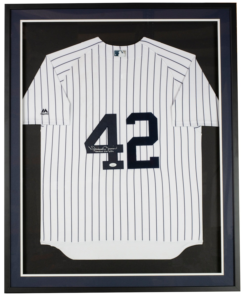 Mariano Rivera Autographed New York Yankees Jersey Inscribed