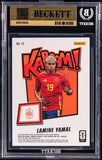 2025-26 Donruss Road to World Cup Kaboom Lamine Yamal #12 Spain BGS 9.5 Gem Mint