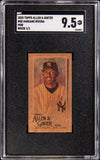 2020 Topps Allen & Ginter Mini Wood Mariano Rivera #40 1/1 Yankees SGC 9.5 MT+