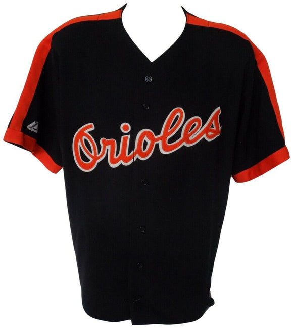 Baltimore Orioles Black Majestic Cooperstown CollectionX-Large  Jersey Sports Integrity