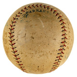 Babe Ruth Lou Gehrig Mantle Signed 1928 Yankees Team Signed AL Baseball JSA LOA