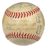 1955-56 Yankees (21) Signed Official AL Baseball Martin Berra & More PSA+BAS LOA