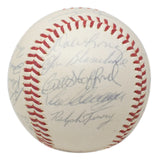 1962 New York Yankees Team Signed Baseball Yogi Berra + 22 Others BAS LOA