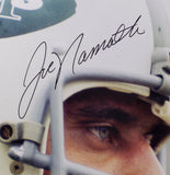 1969 New York Jets 24 Signed Framed 16x20 Namath Close Up Photo Fanatics Steiner Sports Integrity