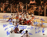 1980 USA Hockey (18) Signed 16x20 Miracle On Ice Photo Do You Believe BAS