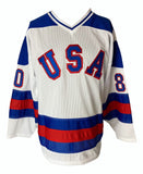 1980 USA Miracle On Ice (20) Team Signed Athletic Knit Hockey Jersey BAS LOA