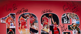 1983 Philadelphia 76ers Signed Framed 16x20 Photo 6 Signatures Leaf Hologram Sports Integrity
