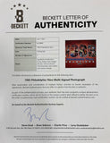 1983 Philadelphia 76ers Signed Framed 16x20 Photo Julius Erving & More BAS LOA Sports Integrity