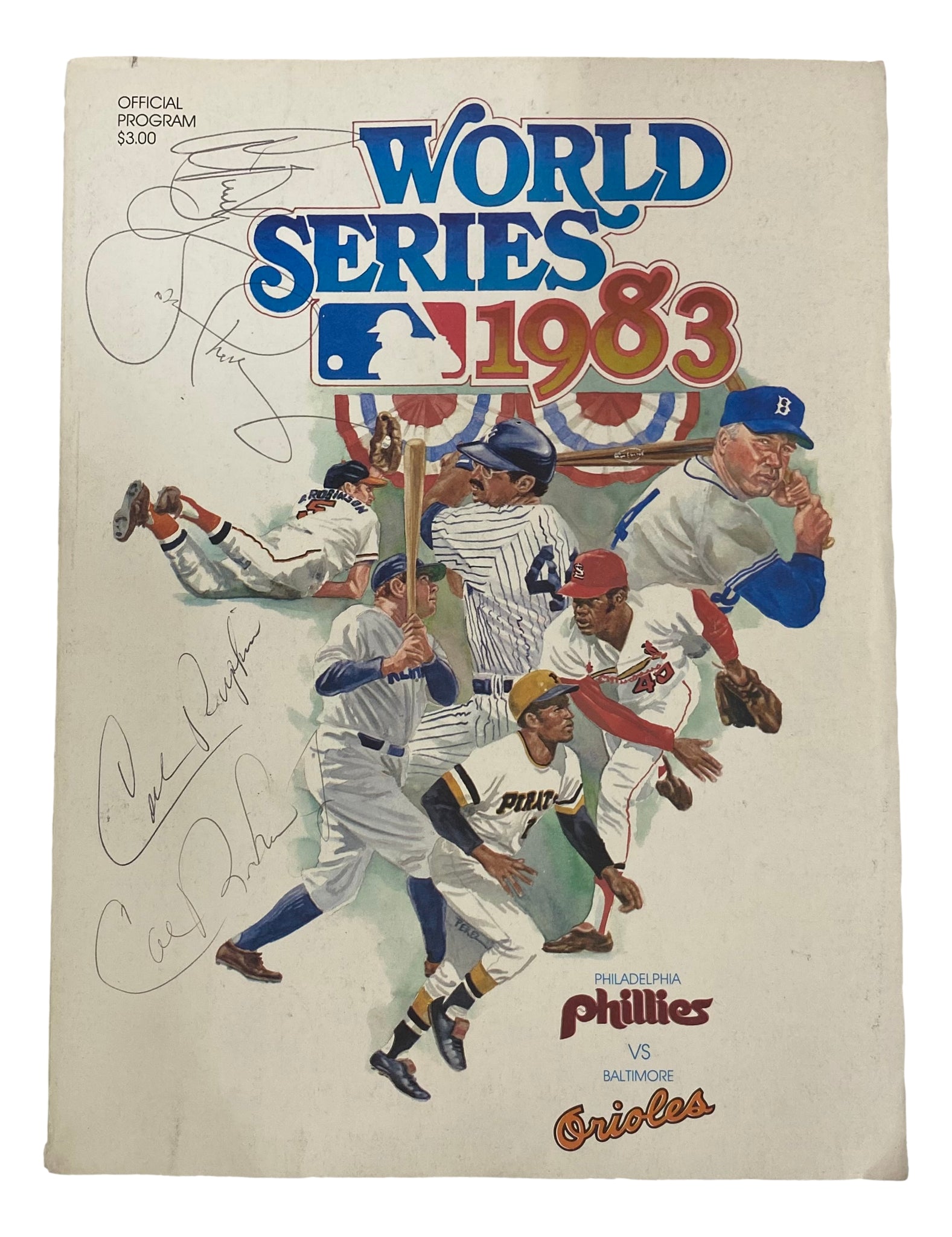 Cal Ripken Jr Ripken Sr Shelby Bumbry Signed 1983 World Series Program –  Sports Integrity