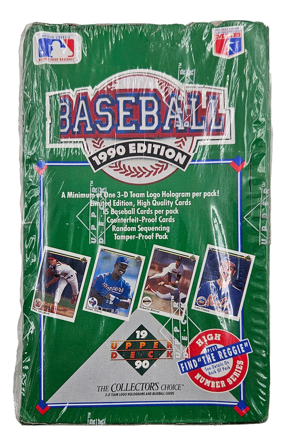 1990 Upper Deck Baseball High Series Factory Sealed 36 Pack Trading Card Box 4