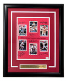1993 Philadelphia Phillies Multi-Signed Framed Topps Card Display JSA QR