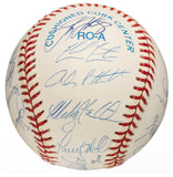 1998 Yankees (26) Team Signed AL Baseball Jeter Rivera Posada & More Steiner
