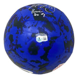 1999 USA Soccer Women's Team Signed Blue Nike Soccer Ball BAS ITP - Sports Integrity