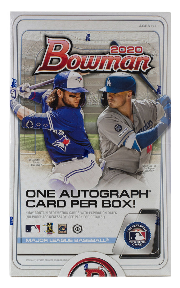2020 Topps Bowman MLB Unopened Baseball Hobby Card Box