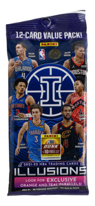 Lot of 3 2021-2022 Panini Illusions NBA Basketball Trading Card Value Pack Sports Integrity