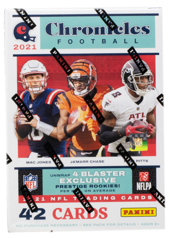 2021 Panini Chronicles NFL Sealed Football Trading Card BlasterBox Sports Integrity